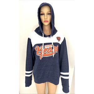 NFL Team Apparel Chicago Bears Hoodie Unisex Size XL Pullover Hooded Sweatshirt